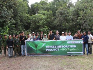 Belantara Foundation Gandeng Mitra Sektor Swasta Jepang Tanam Pohon di Tahura Sultan Syarif Hasyim