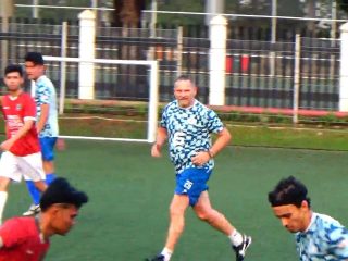 Dejan Antonić Ikut Latihan Bersama Dengan Tim Selebriti FC