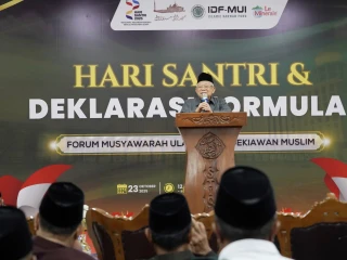 Sambut Hari Santri Nasional 2025 : KH. Ma'ruf Amin & Menteri Agama Resmikan Berdirinya Formula Santri
