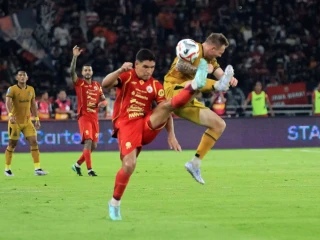 Aksi Persija Jakarta Raih Kemenangan Telak Atas Bhayangkara Presisi Lampung FC