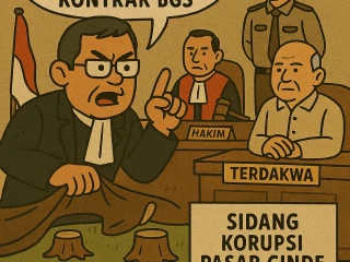 Sidang Korupsi Pasar Cinde Palembang, Kuasa Hukum Alex Noerdin Soroti Pemutusan Kontrak BGS Tanpa Mekanisme