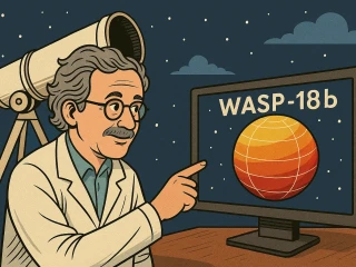 Ilmuwan Berhasil Membaca Struktur Atmosfer Exoplanet WASP-18b Secara Menyeluruh