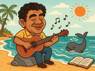 Dari Puisi ke Nada, Sastrawan Dino Umahuk dan Samudra Kata yang Bernyanyi