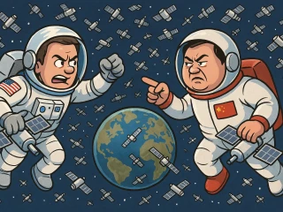 Tegang! Ribuan Satelit Starlink Diturunkan, Persaingan Teknologi Amerika dan China Memanas