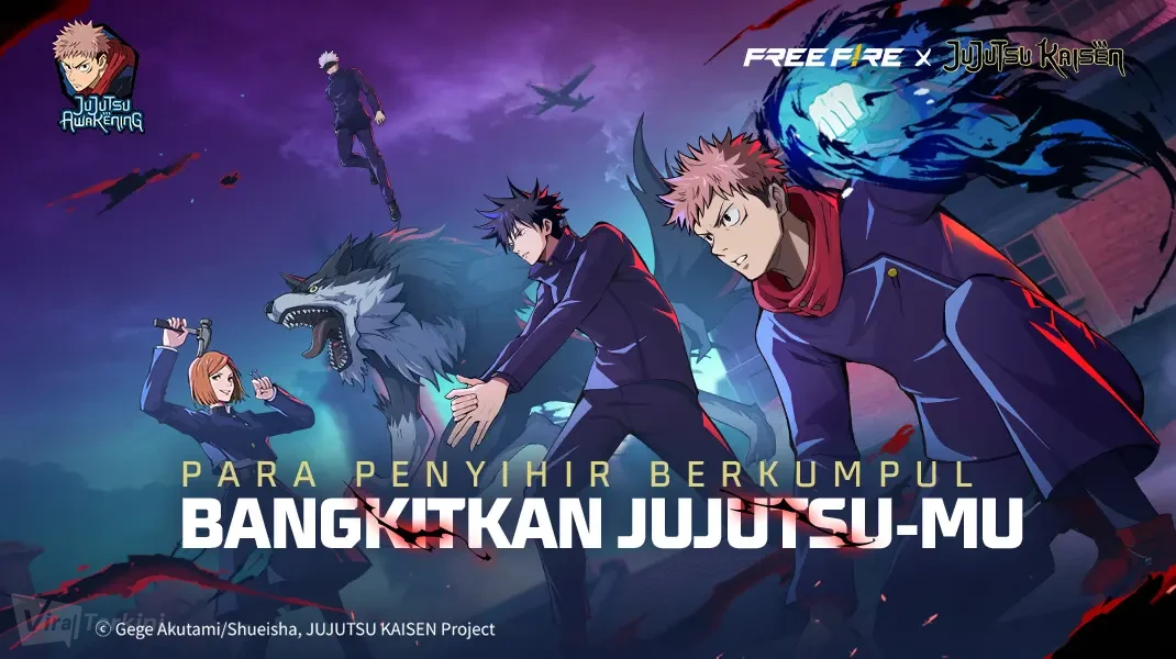 Free Fire x Jujutsu Kaisen Collaboration