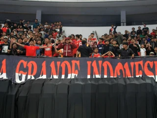 Video Suporter Indonesia Dukung Timnas Futsal Indonesia