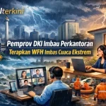 Pemprov DKI Imbau Perkantoran Terapkan WFH Imbas Cuaca Ekstrem_ilustrasi Viralterkini
