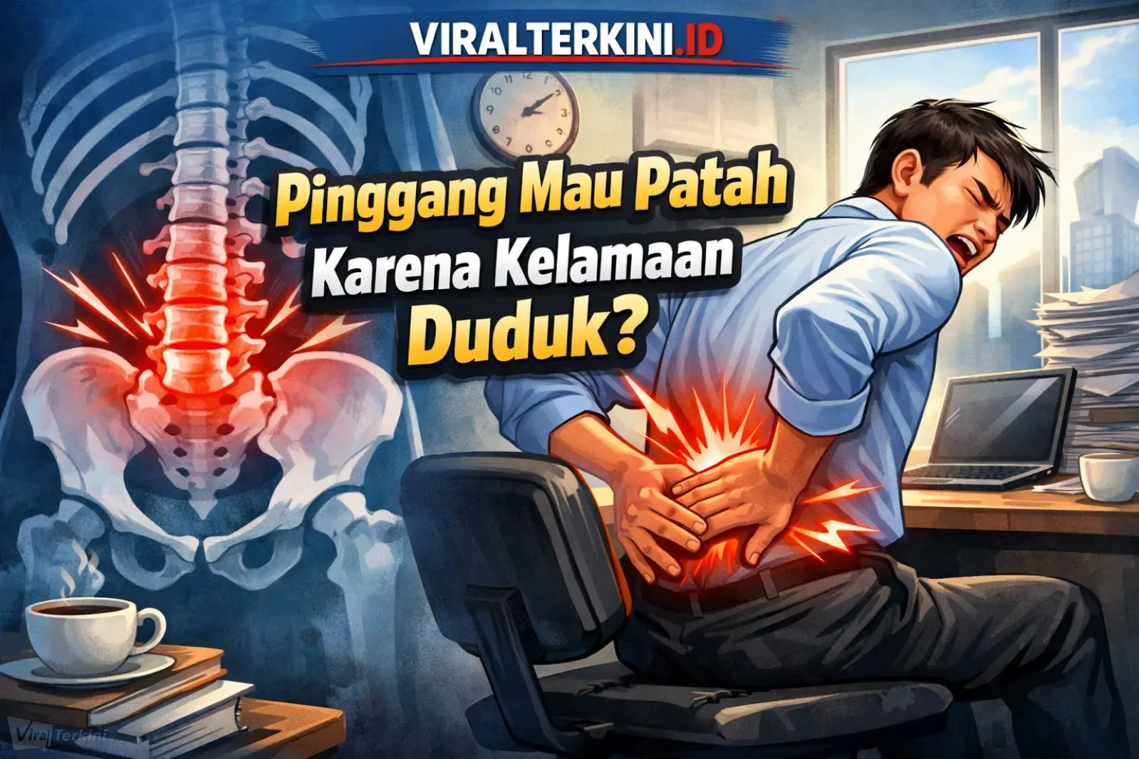Pinggang Mau Patah Karena Kelamaan Duduk