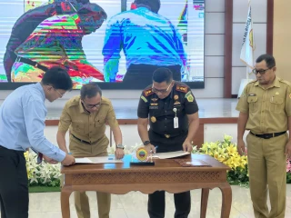 Cegah Penyelewengan Anggaran, Pemkab Halteng Gandeng Kejari Kawal Program Strategis Daerah