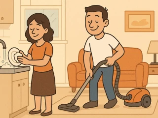 Fakta Pembagian Tugas Rumah Tangga Ayah dan Ibu di Keluarga