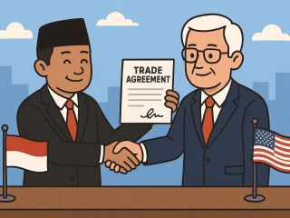Indonesia dan AS Teken Kesepakatan Dagang Rp105 Triliun