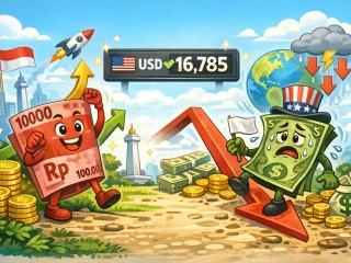 Rupiah Berada di Zona Hijau, Didukung Pelemahan Dolar Global