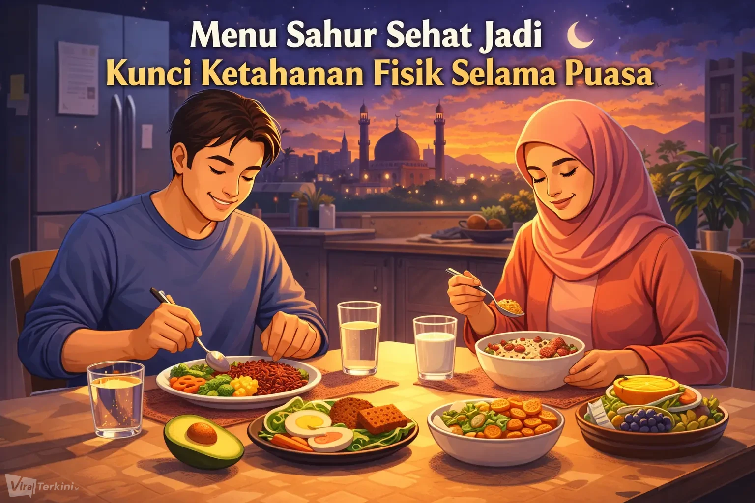 Menu Sahur Sehat Jadi Kunci Ketahanan Fisik Selama Puasa