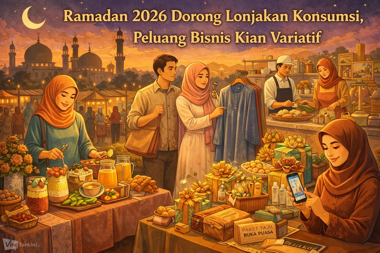 Ramadan 2026 Dorong Lonjakan Konsumsi, Peluang Bisnis Kian Variatif