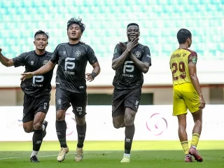 Aksi Sriwijaya FC Melawan FC Bekasi City
