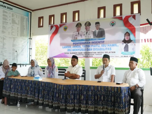 Wabup dan Sekda Halteng "Jemput Bola" Salurkan Insentif bagi 7.987 Masyarakat Rentan