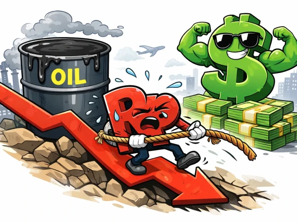 Harga Minyak Naik, Rupiah Tertekan di Pasar Global