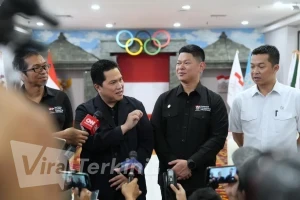 Ketua Umum NOC Indonesia, Raja Sapta Oktohari (kedua dari kanan), menegaskan komitmennya mengawal proses investigasi tanpa kompromi. (Foto: ist).