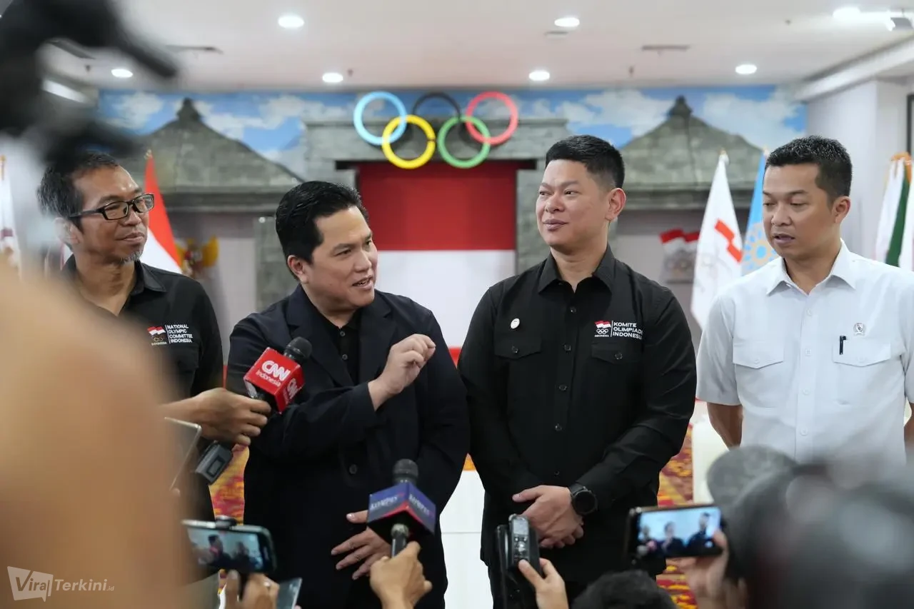 Ketua Umum NOC Indonesia, Raja Sapta Oktohari (kedua dari kanan), menegaskan komitmennya mengawal proses investigasi tanpa kompromi. (Foto: ist).