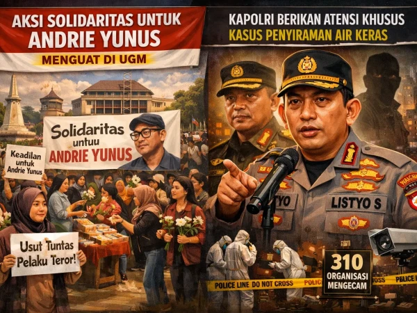 Aksi Solidaritas untuk Andrie Yunus Menguat di UGM