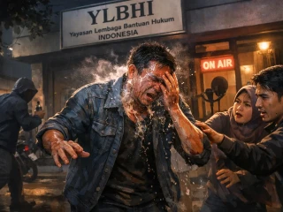 Aktivis KontraS Andrie Yunus Disiram Air Keras Usai Rekaman Siniar di Kantor YLBHI