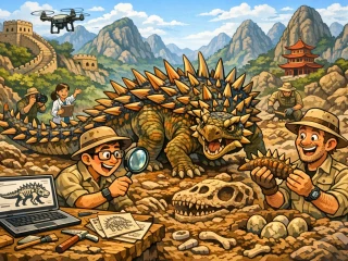 Ilmuwan Temukan Spesies Baru Dinosaurus Berduri di Tiongkok