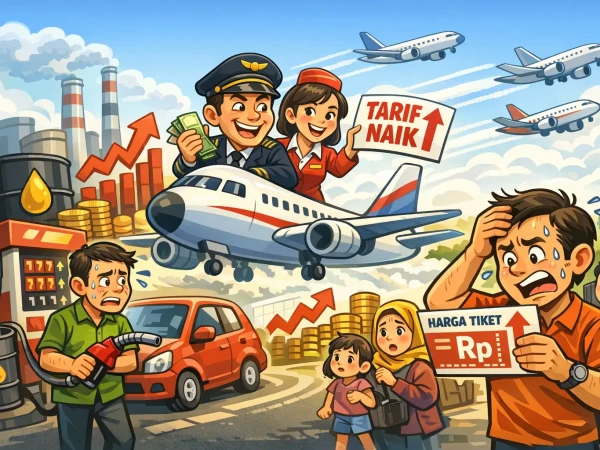 Harga BBM Resmi Naik, Maskapai Serentak Dongkrak Tarif
