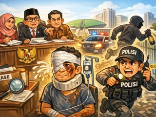 DPR Bentuk Panja Kasus Penyiraman Air Keras Andrie Yunus