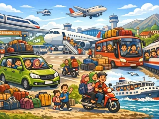 Penumpang Mudik Lebaran 2026 Tembus 6,25 Juta, Naik 10,98%