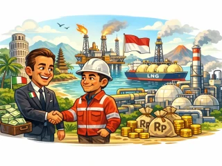 Italia Tetapkan Investasi Jumbo Proyek Migas Laut Dalam RI