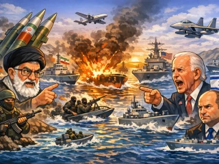 Iran Ancam Balas Serangan AS–Israel, Selat Hormuz Memanas