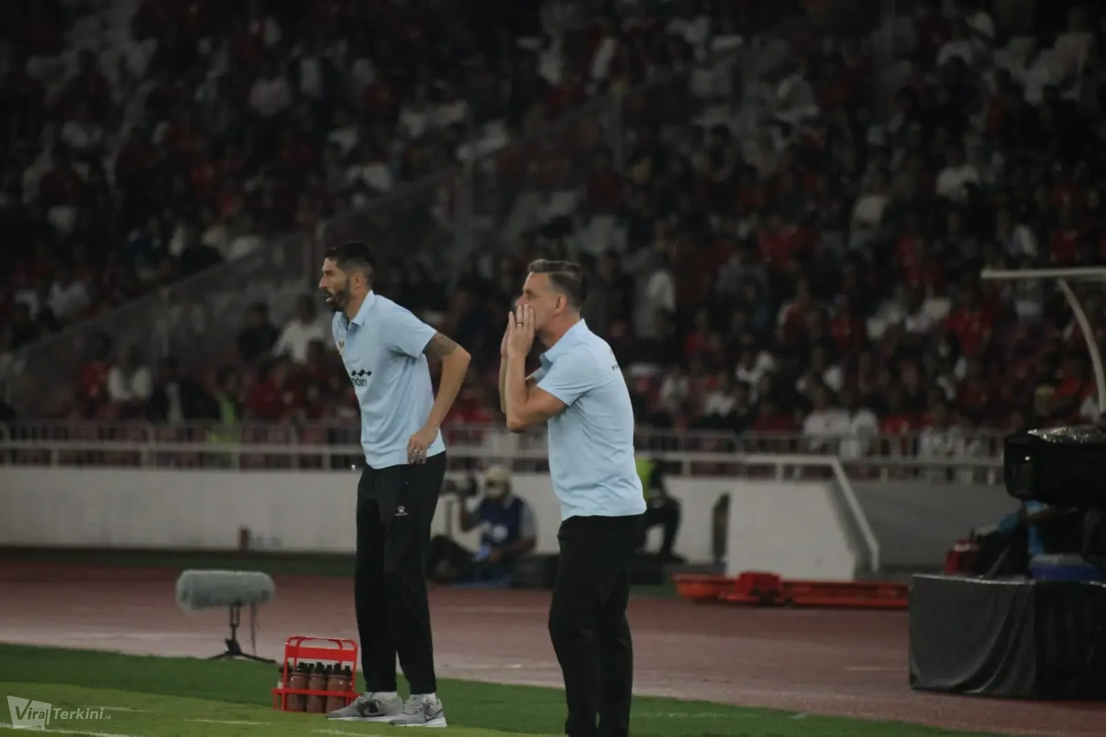 Pelatih Timnas Indonesia, John Herdman, menegaskan bahwa Dony Tri Pamungkas dan Beckham Putra Nugraha berpotensi menjadi pemain kunci skuad Garuda pada Piala ASEAN 2026. (Foto: MAK).