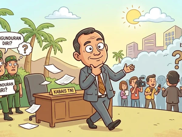 Pengunduran Diri Kabais TNI Dinilai Tutupi Dalang Air Keras