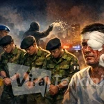 Ilustasi empat prajurit TNI diduga terlibat dalam kasus penyiraman air keras terhadap Wakil Koordinator KontraS, Andrie Yunus_Ilustrator Viralterkini.id