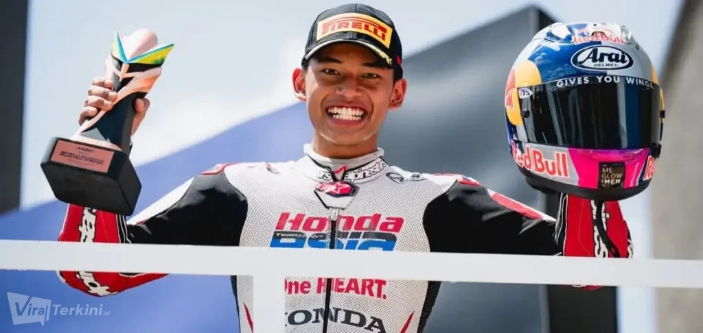 Pembalap muda Indonesia Veda Ega Pratama menatap penuh optimisme balapan Moto3 GP Amerika Serikat 2026. (Foto: ist).
