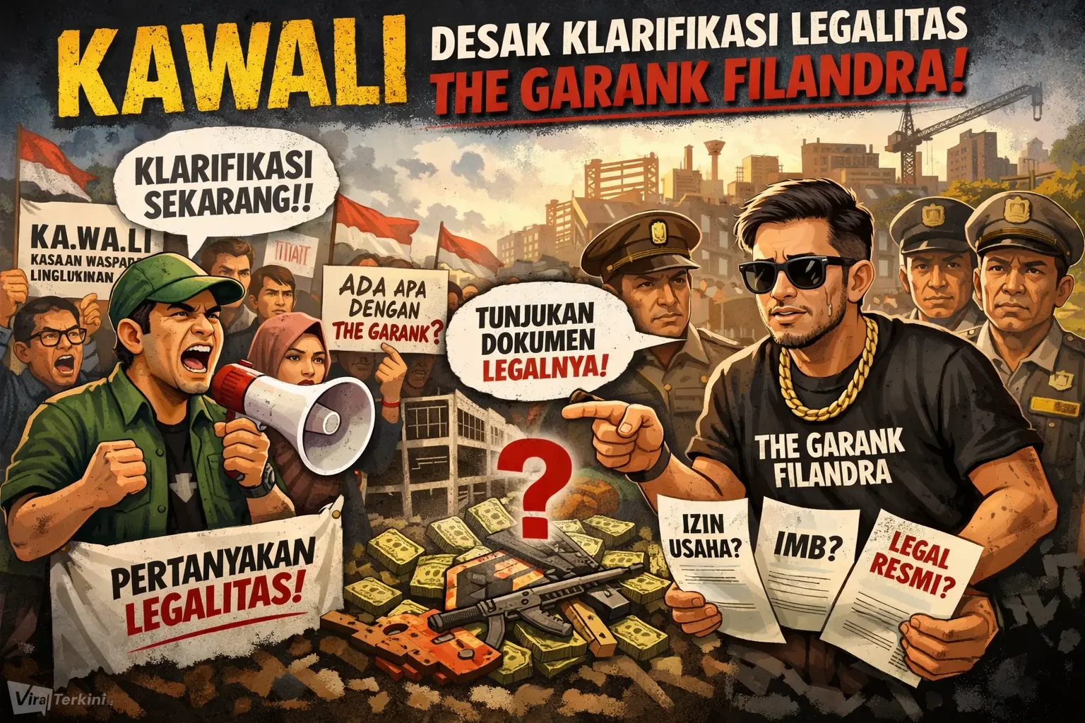 KAWALI Desak Klarifikasi Legalitas The Garank Filandra