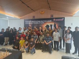 PERCASI Gelar Invitation Match 2026, Ajang Pembinaan Pecatur Muda dan Senior di Bandung
