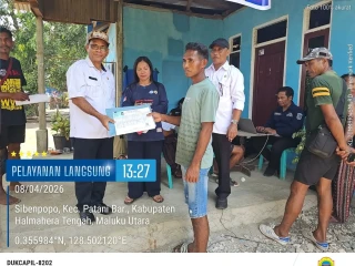 Pulihkan Hak Sipil Pasca-Bentrok, Disdukcapil Halteng Gelar Layanan Jemput Bola di Sibenpopo