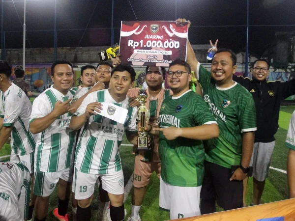 Geothermal Soccer Indonesia Rayakan 1 tahun Anniversary nya dengan Gelar Trofeo Antar Perusahaan Panas Bumi
