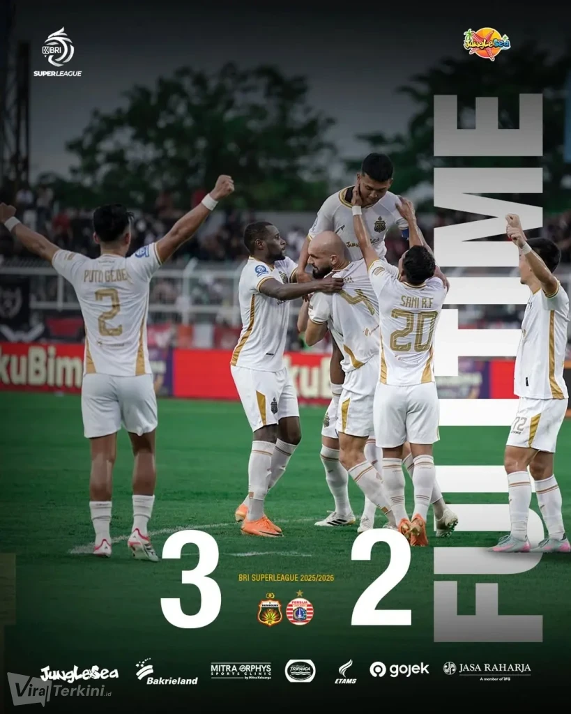 BHAYANGKARA PRESISI LAMPUNG FC 3-2 @persija ⚽️⚽️ @moussajr10 ⚽️ @dendy_22 TAAKKKKKKKBIIIRRRRRR!!