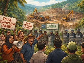 IACN dan PA-Malut Kecam PT Trimegah Bangun Persada Caplok Lahan Warga