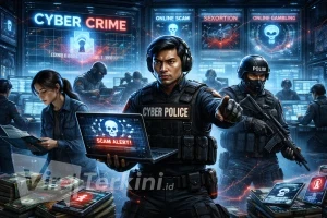 Ilutstasi kejahatan cyber_Ilustrasi Viralterkini