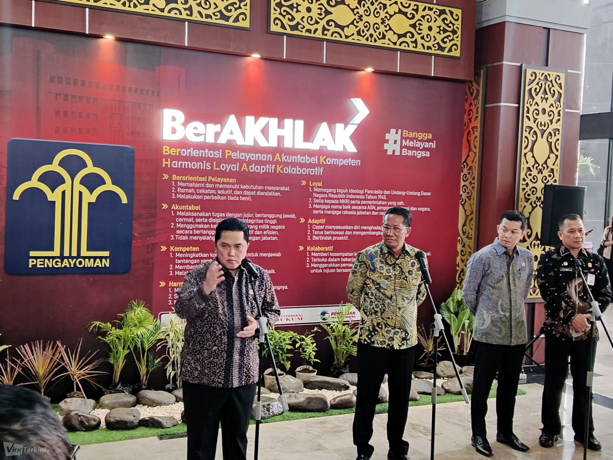 Menteri Pemuda dan Olahraga (Menpora) Erick Thohir menyatakan deregulasi terhadap 191 Peraturan Menteri Pemuda dan Olahraga (Permenpora) menghasilkan empat regulasi utama baru. (Foto : AGF).