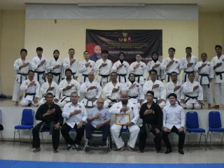 Inkado Gelar Latihan Bersama dan Penyematan Sabuk Hitam, Tegaskan Nilai Karakter dalam Karate