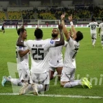 Arema FC Curi Kemenangan Tipis atas Persita di Banten International Stadium