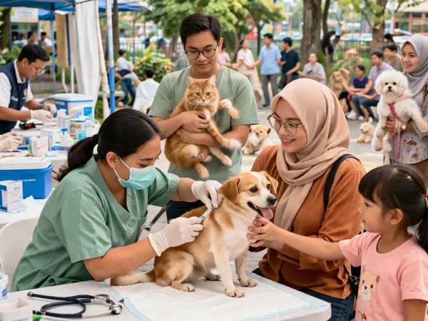 Pemkot Bandung Gelar Vaksinasi Rabies Gratis Lewat Program Bangsawan