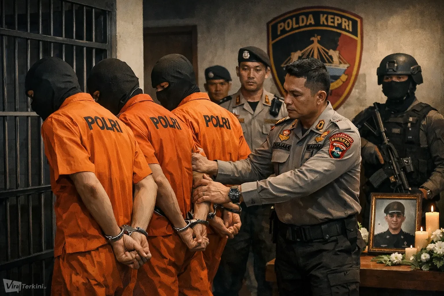 Polda Kepri PTDH Empat Personel Terkait Kasus Penganiayaan Tewaskan Bripda NS. Ilustrasi Viralterkini.id