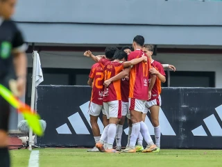 Aksi Raih Kemenangan Mutlak Garudayaksa FC Lawan Sriwijaya FC