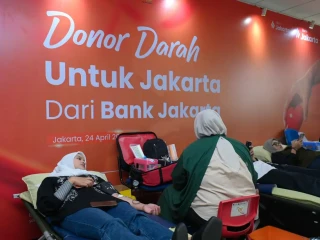 Bank Jakarta Gandeng PWI Jaya Gelar Donor Darah Kolaboratif di HUT ke-65