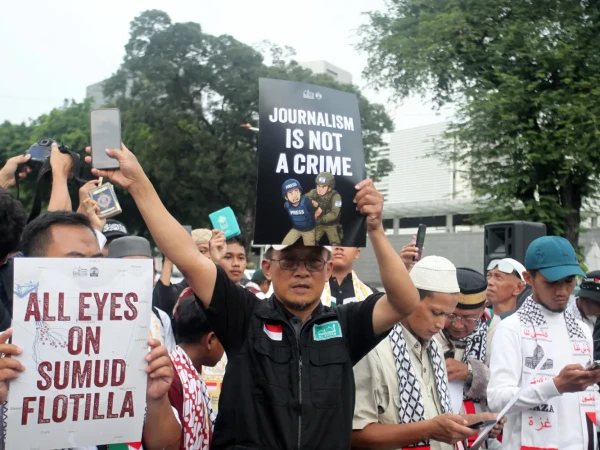 AWG Sambut Kepulangan Delegasi Indonesia Global Sumud Flotilla 2.0